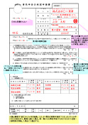 青色申告の承認申請書